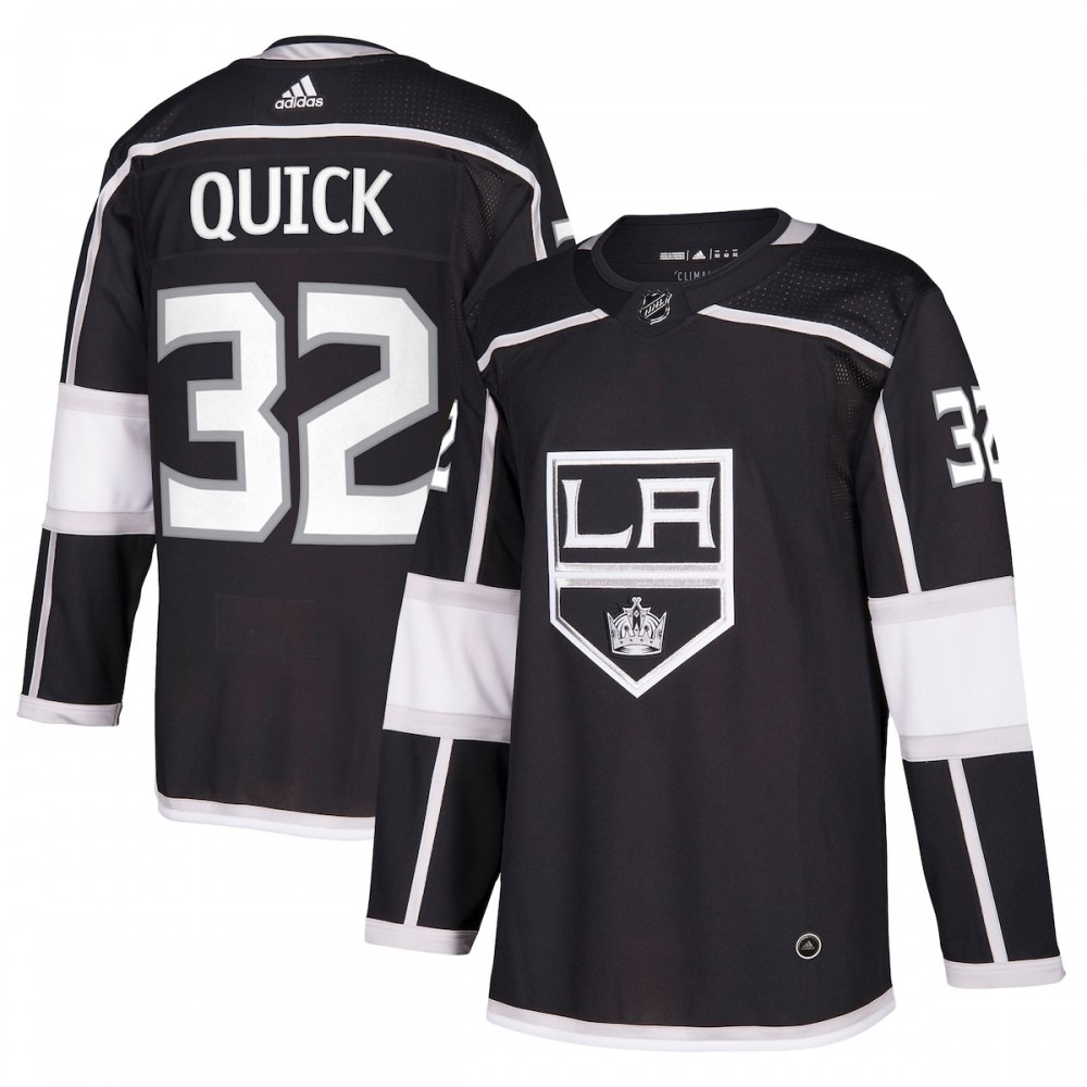 Jonathan Quick Los Angeles Kings adidas Authentic Player Jersey - Black-Pro Kit Vault | Brand New 26/27 Sports Jerseys